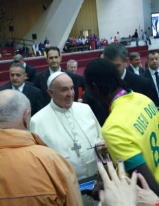 Trūcīgo tikšanās ar pāvestu Francisku
