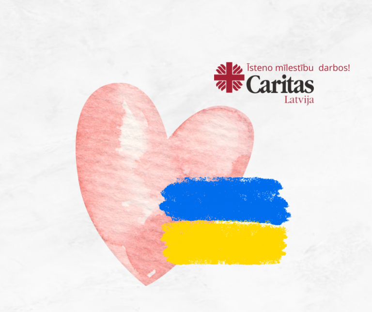Caritas Latvija realizē projektu “Spēks viens otram. Atbalsta pasākumi Ukrainas civiliedzīvotājiem”
