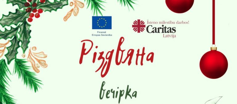Ukraiņu ģimenes svin Ziemassvētkus Caritas Jauniešu centrā!