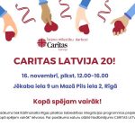 CARITAS LATVIJA aicina kopā atzīmēt nodibinājuma 20. gadadienu