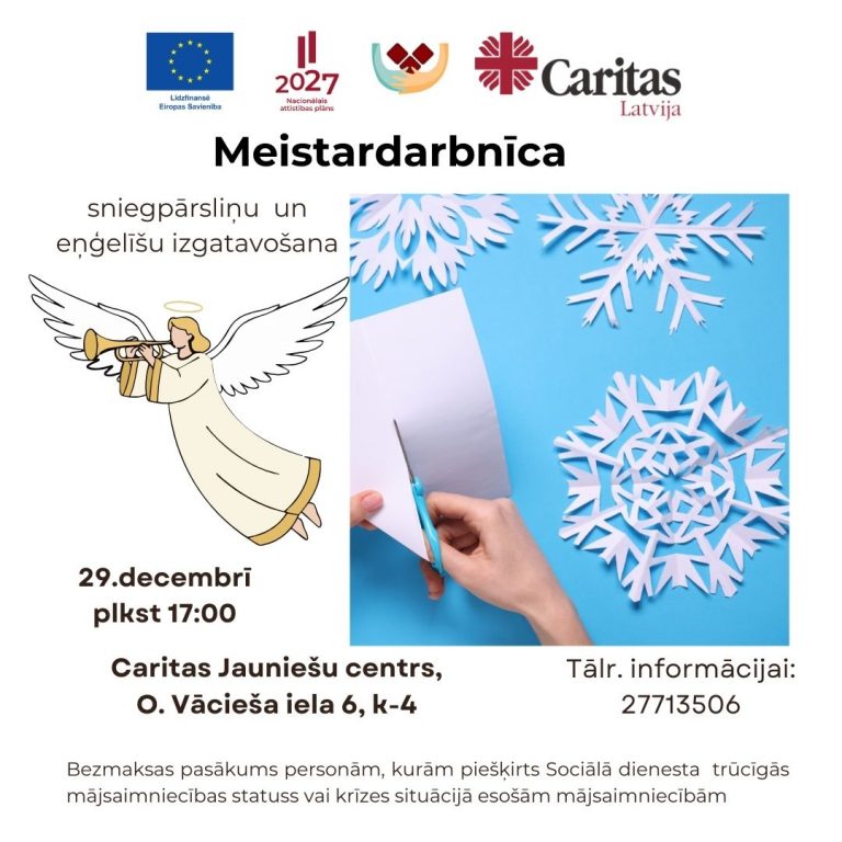 Aicinām uz bezmaksas pasākumu