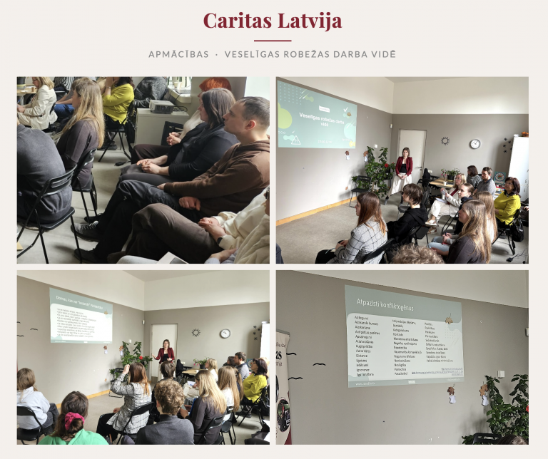Caritas Latvija komandas apmācības.