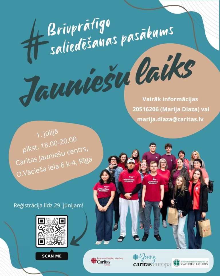 Jauniešu laiks: Brīvprātīgo saliedēšanās pasākums!