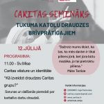 Sirsnīgi aicinām uz Caritas semināru Tukumā!